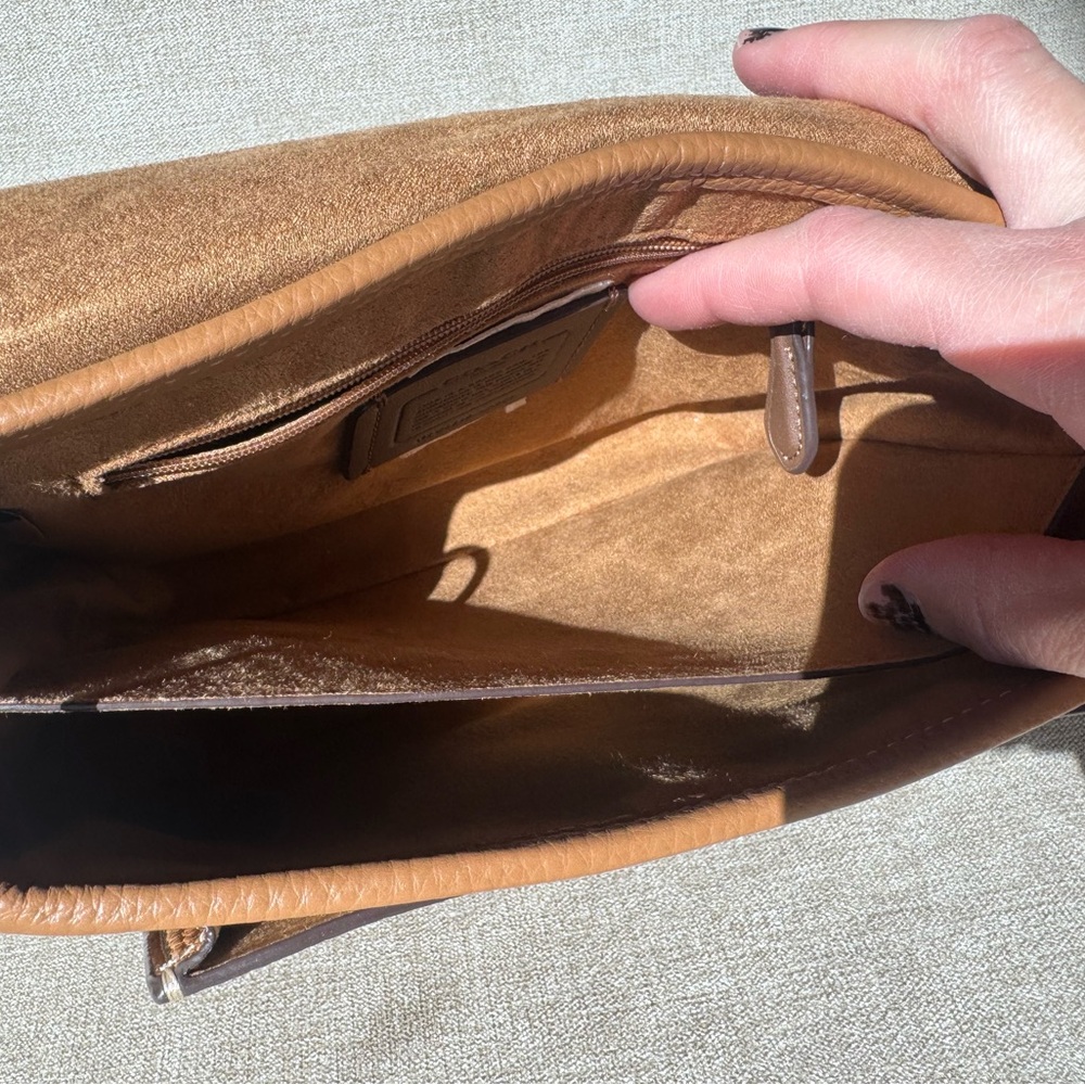 COACH Lucy Canvas and Leather Crossbody #CA622 - Picture 8 of 8